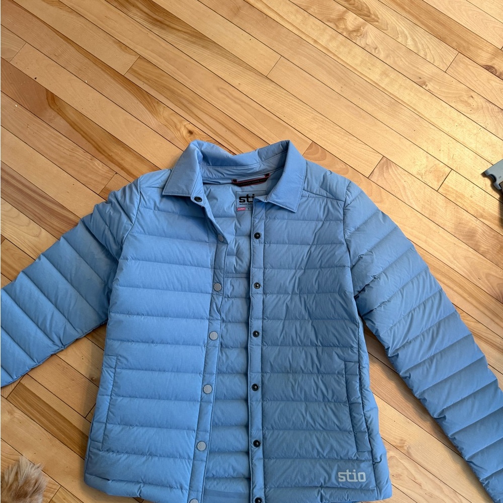 Stio Light Blue Puffer Jacket